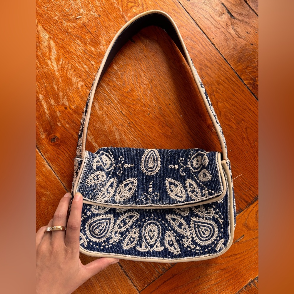 RARE Staud bandana print Tommy bag